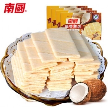饼干小吃：尊龙凯时官网首页入口椰香薄饼
